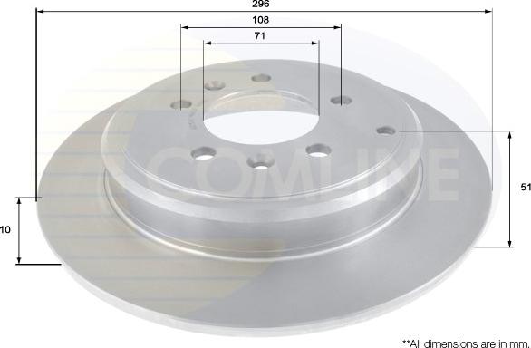 Comline ADC1549 - Kočioni disk www.molydon.hr