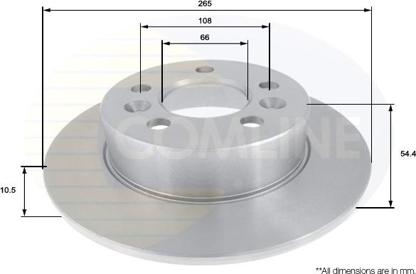 Comline ADC1542 - Kočioni disk www.molydon.hr