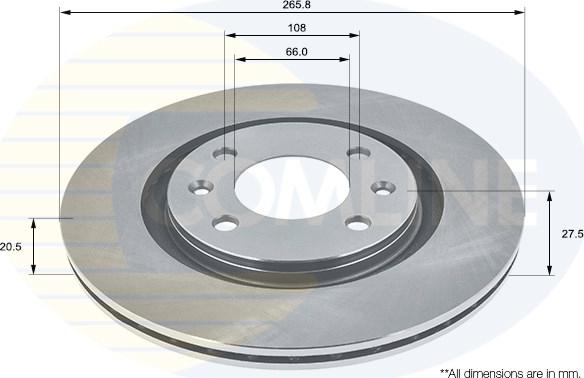 Comline ADC1504V - Kočioni disk www.molydon.hr