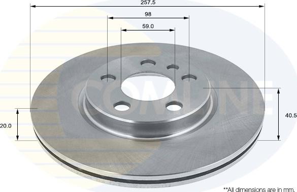 Comline ADC1513V - Kočioni disk www.molydon.hr