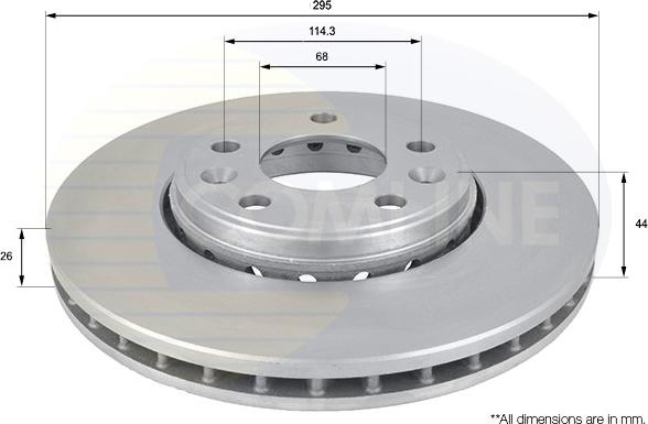 Comline ADC1584V - Kočioni disk www.molydon.hr