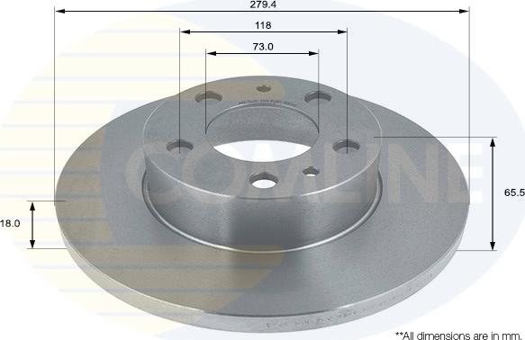 Comline ADC1534 - Kočioni disk www.molydon.hr