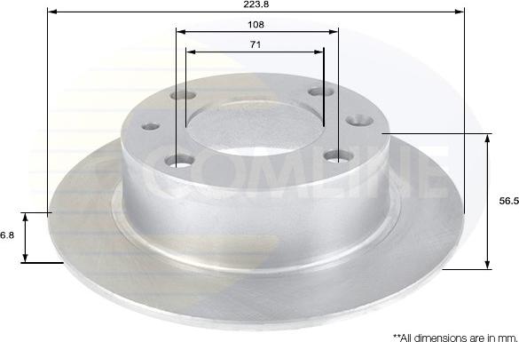 Comline ADC1529 - Kočioni disk www.molydon.hr