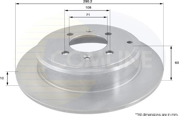 Comline ADC1524 - Kočioni disk www.molydon.hr