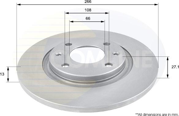 Comline ADC1521 - Kočioni disk www.molydon.hr