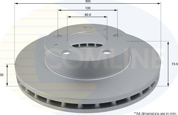 Comline ADC1572V - Kočioni disk www.molydon.hr