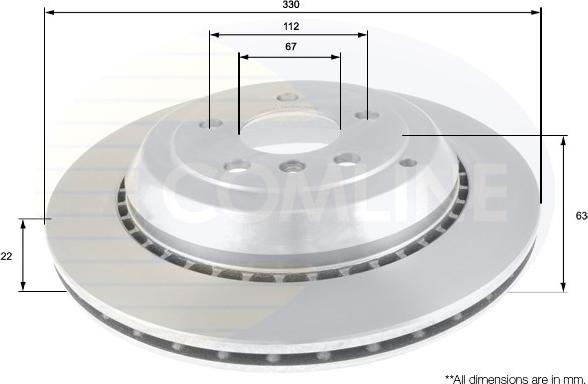 Comline ADC1649V - Kočioni disk www.molydon.hr