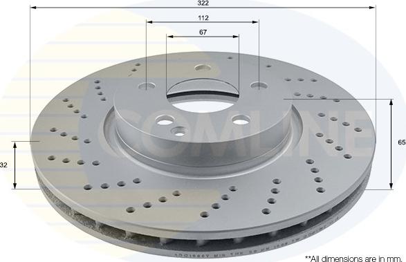 Comline ADC1655V - Kočioni disk www.molydon.hr