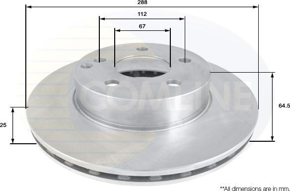 Comline ADC1656V - Kočioni disk www.molydon.hr