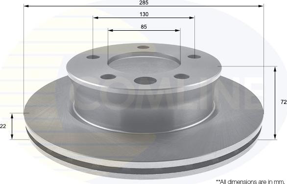 Comline ADC1664V - Kočioni disk www.molydon.hr