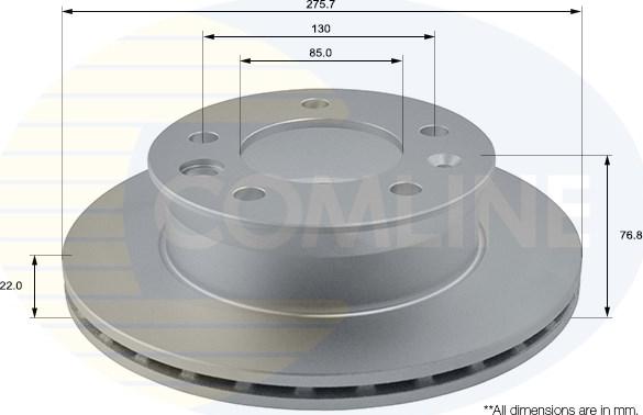 Comline ADC1610V - Kočioni disk www.molydon.hr