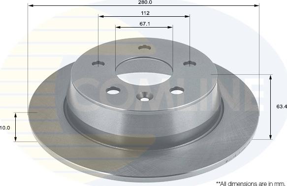 Comline ADC1613 - Kočioni disk www.molydon.hr