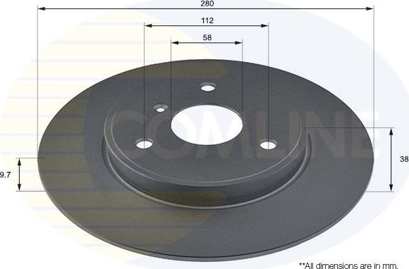 Comline ADC1681 - Kočioni disk www.molydon.hr