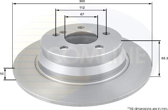 Comline ADC1625 - Kočioni disk www.molydon.hr