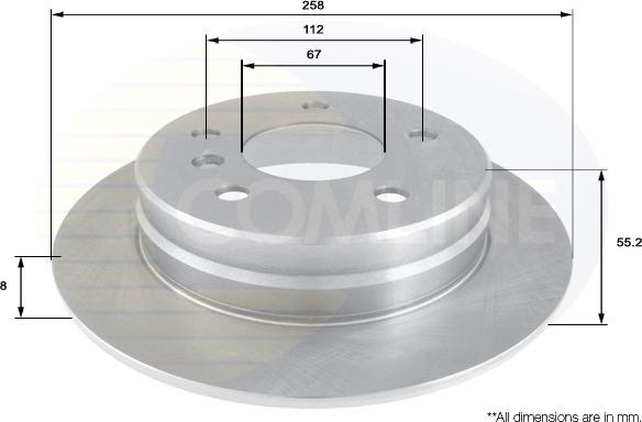 Comline ADC1622 - Kočioni disk www.molydon.hr