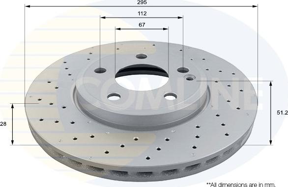 Comline ADC1679V - Kočioni disk www.molydon.hr