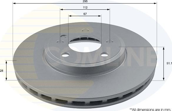 Comline ADC1673V - Kočioni disk www.molydon.hr