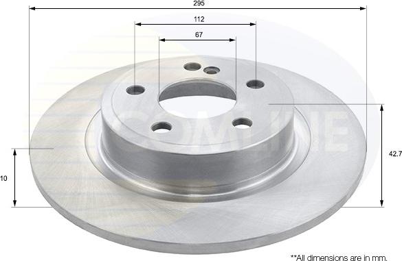 Comline ADC1677 - Kočioni disk www.molydon.hr