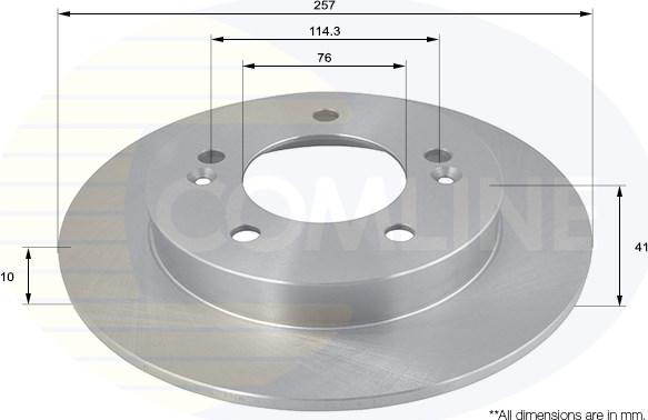 Comline ADC1099 - Kočioni disk www.molydon.hr