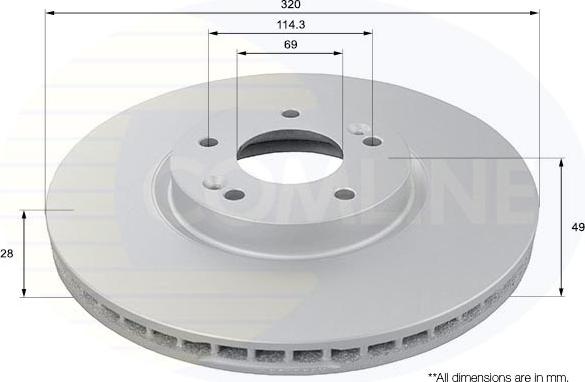 Comline ADC1096V - Kočioni disk www.molydon.hr