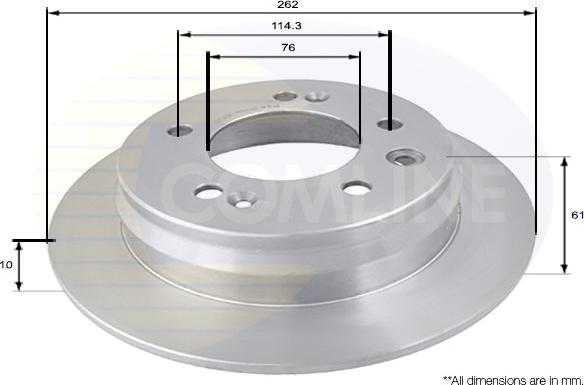 Comline ADC1090 - Kočioni disk www.molydon.hr