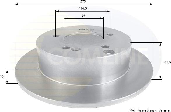 Comline ADC1093 - Kočioni disk www.molydon.hr