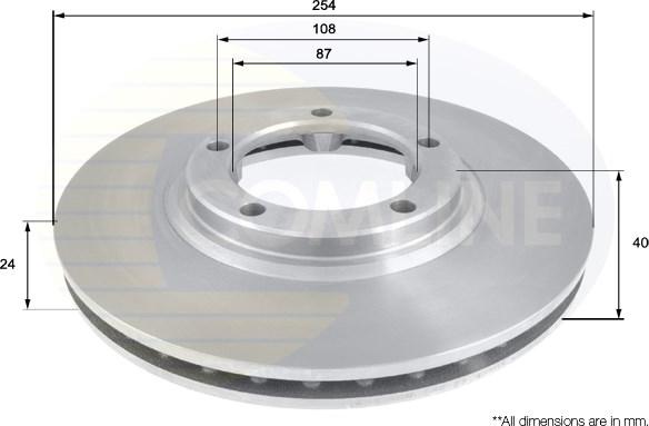 Comline ADC1040V - Kočioni disk www.molydon.hr