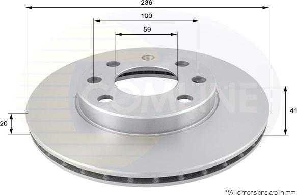 Comline ADC1047V - Kočioni disk www.molydon.hr