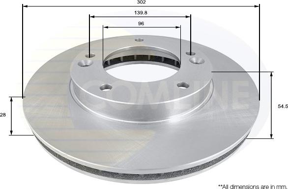 Comline ADC1051V - Kočioni disk www.molydon.hr