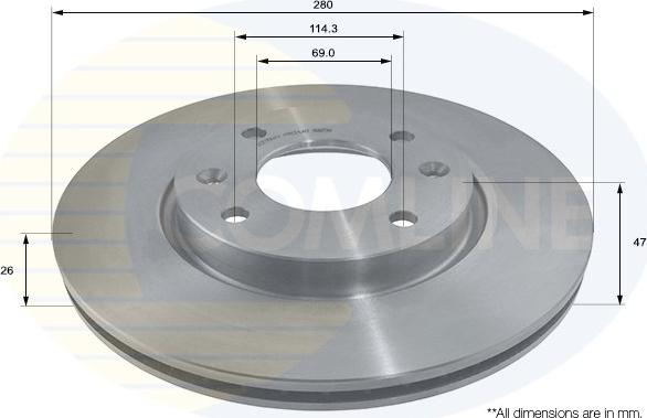 Comline ADC1064V - Kočioni disk www.molydon.hr