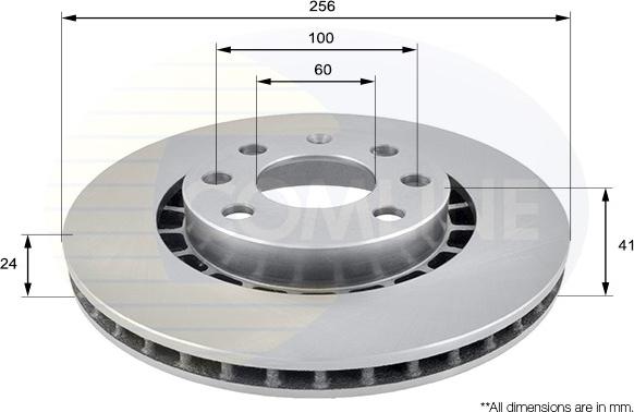 Comline ADC1007V - Kočioni disk www.molydon.hr