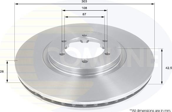 Comline ADC1084V - Kočioni disk www.molydon.hr