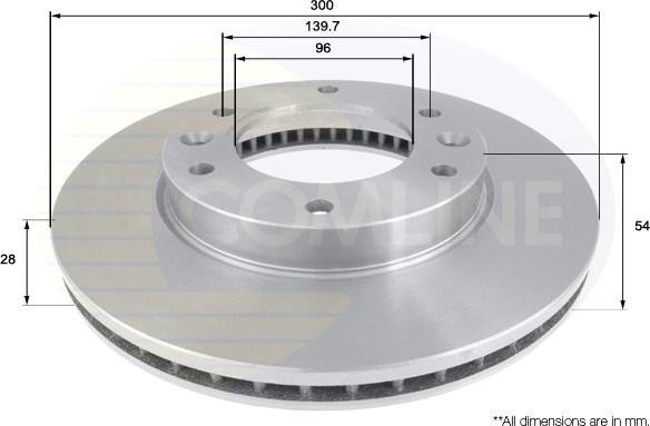 Comline ADC1085V - Kočioni disk www.molydon.hr