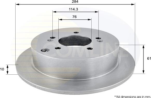 Comline ADC1036 - Kočioni disk www.molydon.hr