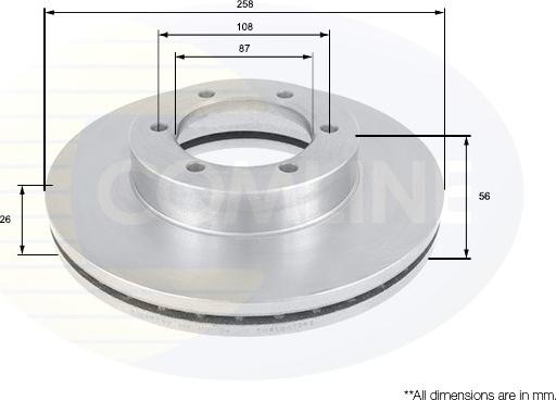 Comline ADC1030V - Kočioni disk www.molydon.hr