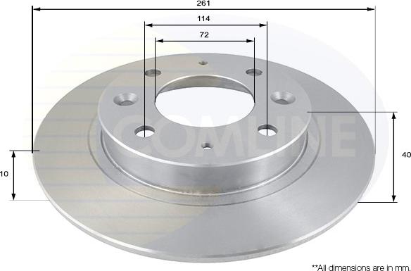 Comline ADC1029 - Kočioni disk www.molydon.hr