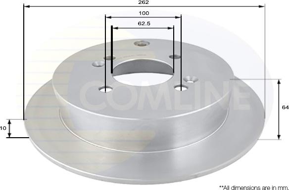 Comline ADC1078 - Kočioni disk www.molydon.hr