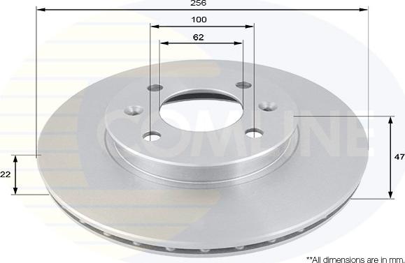 Comline ADC1077V - Kočioni disk www.molydon.hr