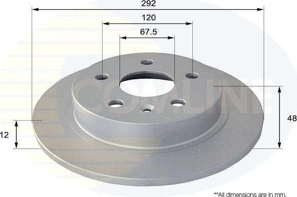 Comline ADC1145 - Kočioni disk www.molydon.hr