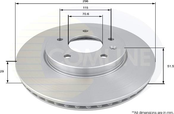 Comline ADC1146V - Kočioni disk www.molydon.hr