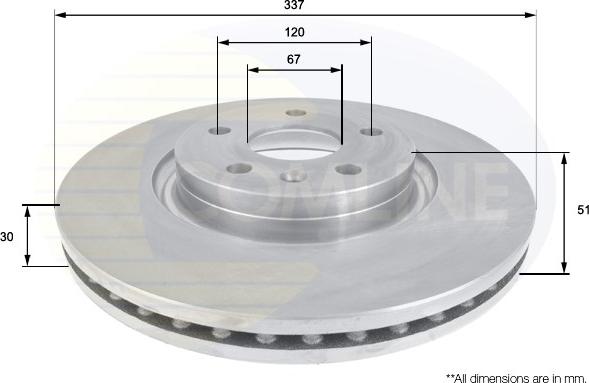 Comline ADC1141V - Kočioni disk www.molydon.hr