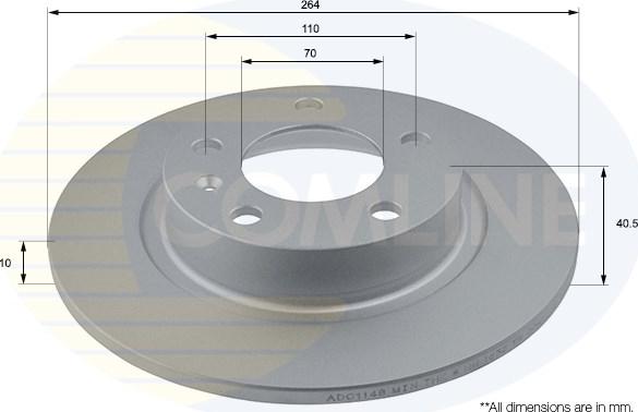 Comline ADC1148 - Kočioni disk www.molydon.hr