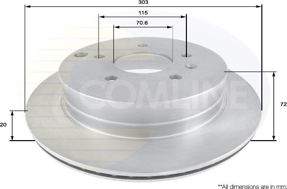 Comline ADC1147V - Kočioni disk www.molydon.hr