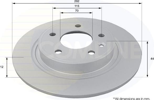 Comline ADC1154 - Kočioni disk www.molydon.hr