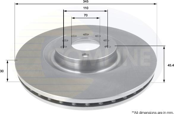 Comline ADC1155V - Kočioni disk www.molydon.hr