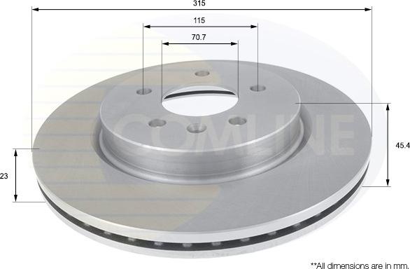 Comline ADC1156V - Kočioni disk www.molydon.hr