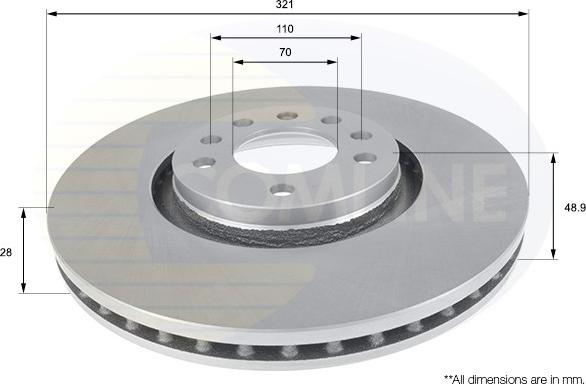 Comline ADC1157V - Kočioni disk www.molydon.hr