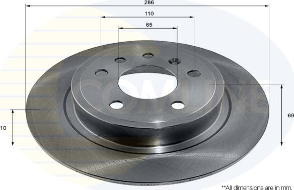 Comline ADC1160 - Kočioni disk www.molydon.hr