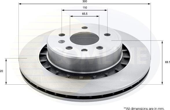 Comline ADC1161V - Kočioni disk www.molydon.hr