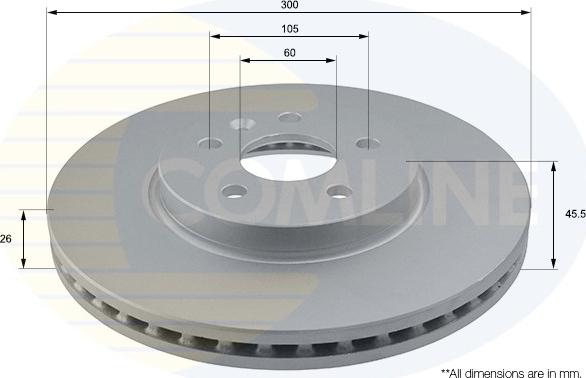 Comline ADC1162V - Kočioni disk www.molydon.hr